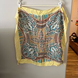 perfect silk square for bandana or handkerchief